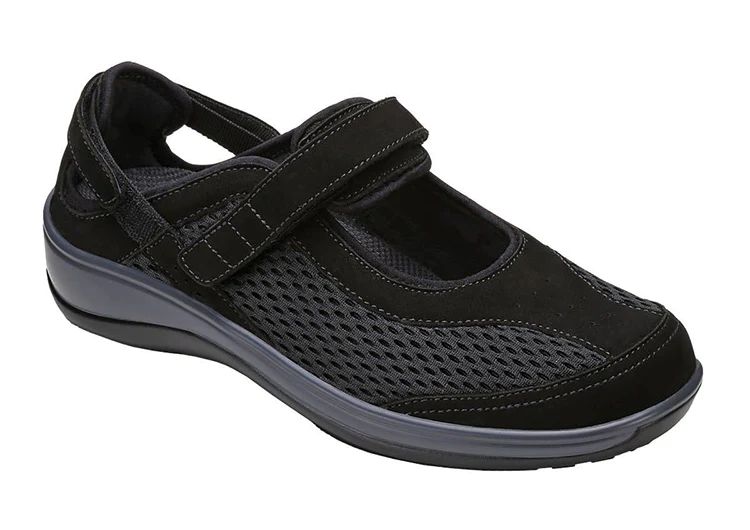 Orthofeet | Women's Sanibel Heel Strap - Black