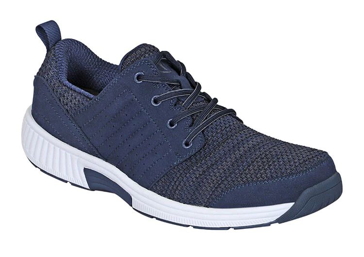 Orthofeet | Men's Tacoma Stretch Knit - Blue - Click Image to Close