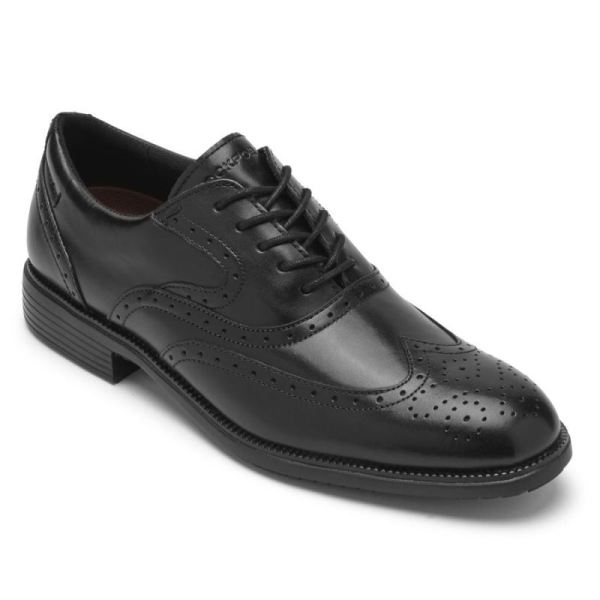 ROCKPORT MEN'S TOTAL MOTION DRESSPORT WINGTIP-BLACK - Click Image to Close