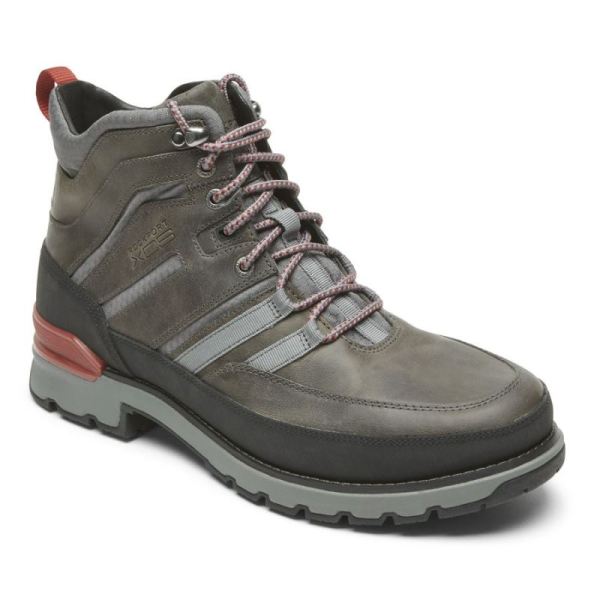 ROCKPORT MEN'S TOTAL MOTION TREK MODERN BOOT-WATERPROOF-STEEL GREY