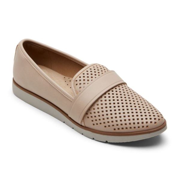 ROCKPORT WOMEN'S STACIE PERFORATED LOAFER-PINK - Click Image to Close