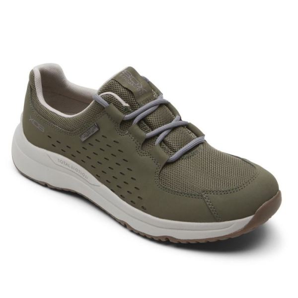 ROCKPORT WOMEN'S XCS TOTAL MOTION TRAIL SNEAKER&NDASH;WATERPROOF-OLIVE ECO