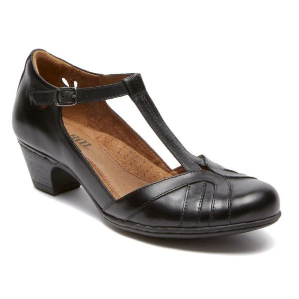 ROCKPORT WOMEN'S COBB HILL ANGELINA HEEL-BLACK