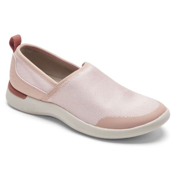 ROCKPORT WOMEN'S TRUFLEX FLY WASHABLE KNIT SLIP-ON-PINK KNIT WASHABLE