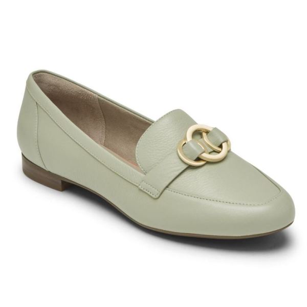 ROCKPORT WOMEN'S TOTAL MOTION TAVIA RING LOAFER-DESERT SAGE