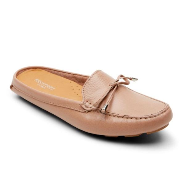 ROCKPORT WOMEN'S SANDI BOW MULE-TUSCANY PINK - Click Image to Close