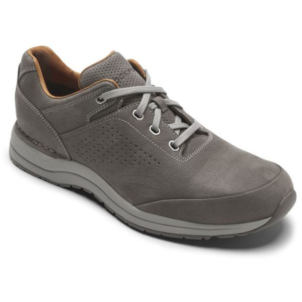 ROCKPORT MEN'S EDGE HILL 2 PLAIN TOE-BREEN NUBUCK