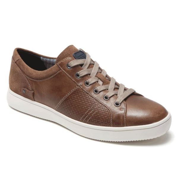 ROCKPORT MEN'S COLLE TIE SNEAKER-TAN - Click Image to Close