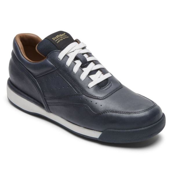 ROCKPORT MEN'S 7100 PROWALKER LIMITED EDITION SHOE-NAVY LEATHER - Click Image to Close