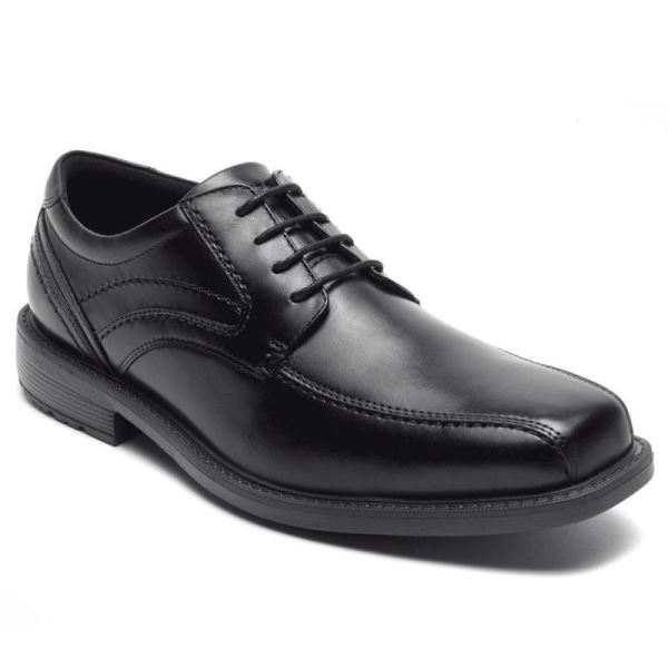 ROCKPORT MEN'S STYLE LEADER 2 BIKE TOE OXFORD-BLACK - Click Image to Close