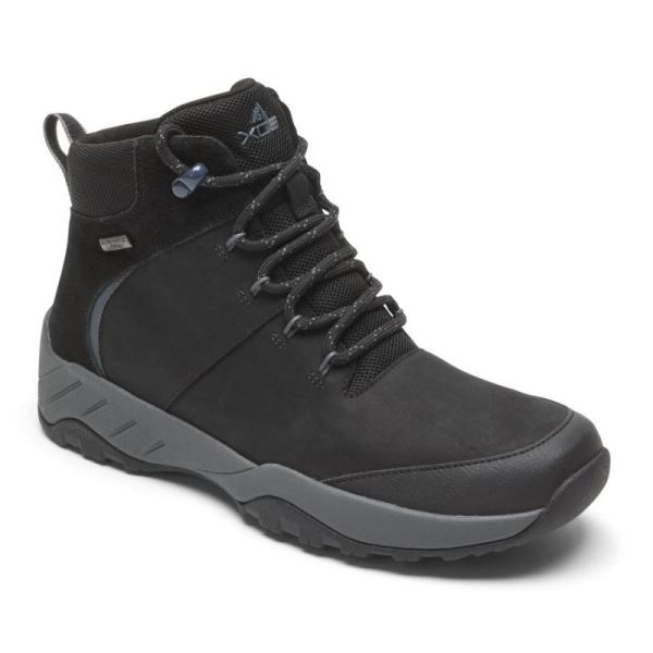 ROCKPORT WOMEN'S XCS SPRUCE PEAK BOOT-WATERPROOF-BLACK - Click Image to Close