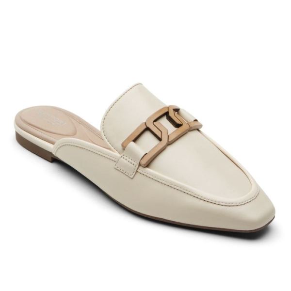 ROCKPORT WOMEN'S TOTAL MOTION LAYLANI SLIDE LOAFER-VANILLA - Click Image to Close