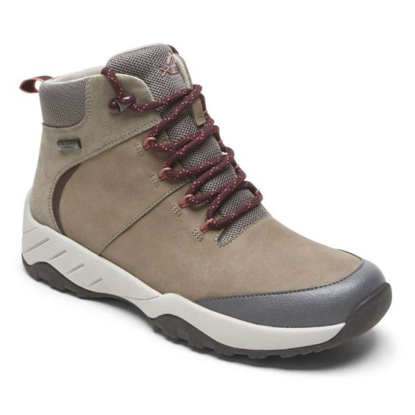 ROCKPORT WOMEN'S XCS SPRUCE PEAK BOOT-WATERPROOF-TAUPE - Click Image to Close