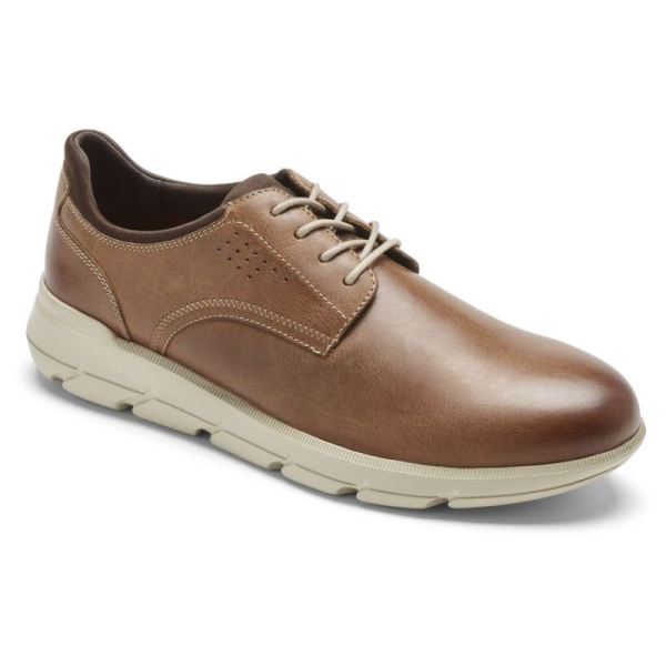 ROCKPORT MEN'S GRADY OXFORD-TAN - Click Image to Close