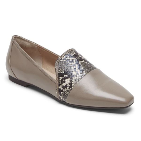 ROCKPORT WOMEN'S TOTAL MOTION LAYLANI ACCENT LOAFER-DOVER TAUPE - Click Image to Close