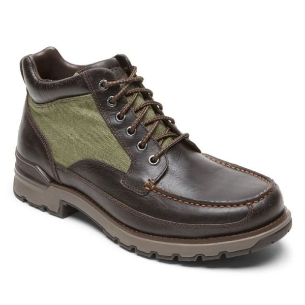 ROCKPORT MEN'S TOTAL MOTION TREK KEOTA BOOT-WATERPROOF-JAVA