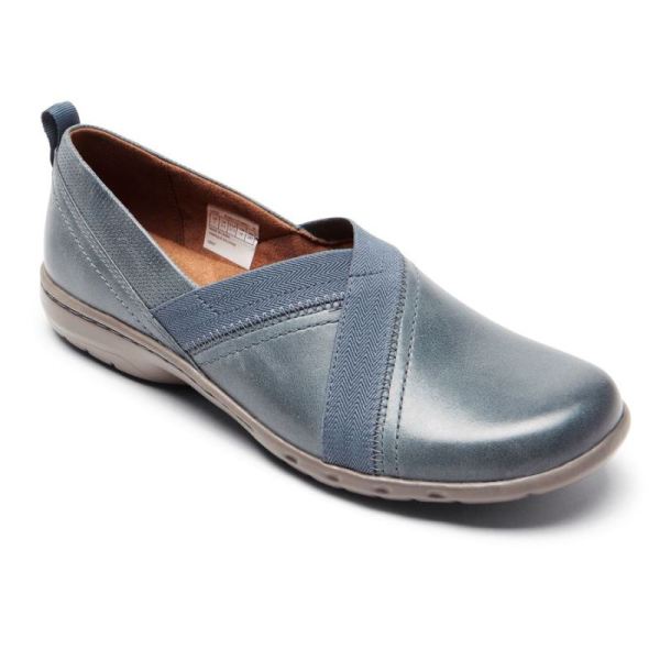 ROCKPORT WOMEN'S COBB HILL PENFIELD SLIP-ON-TEAL