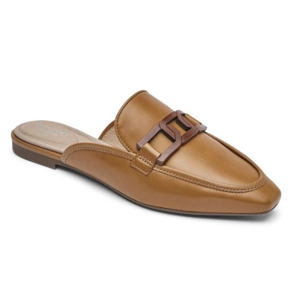 ROCKPORT WOMEN'S TOTAL MOTION LAYLANI SLIDE LOAFER-TAN