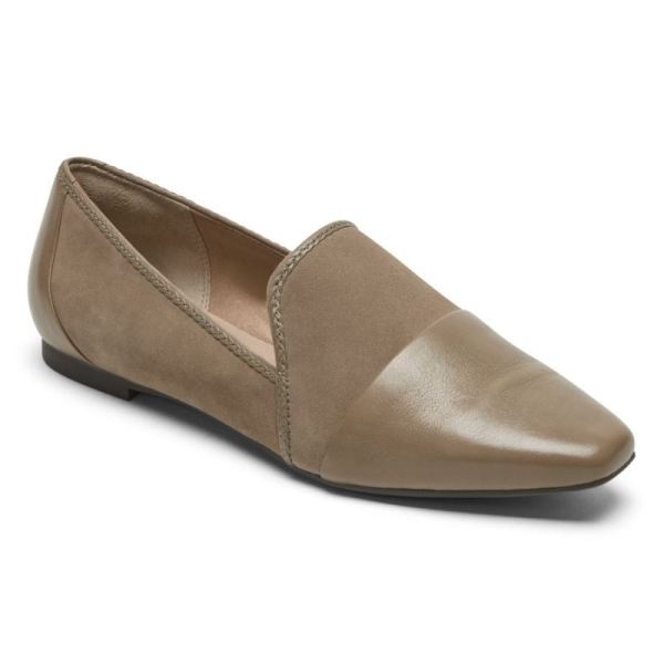 ROCKPORT WOMEN'S TOTAL MOTION LAYLANI ACCENT LOAFER-MUSHROOM - Click Image to Close