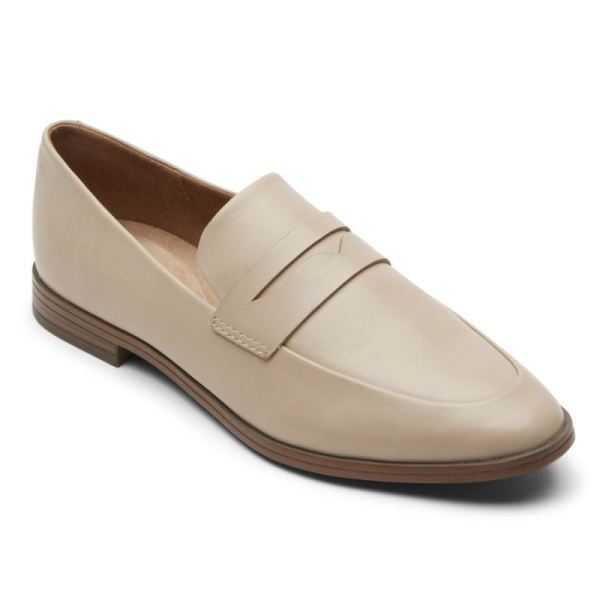 ROCKPORT WOMEN'S PERPETUA CLASSIC PENNY LOAFER-HUMUS - Click Image to Close