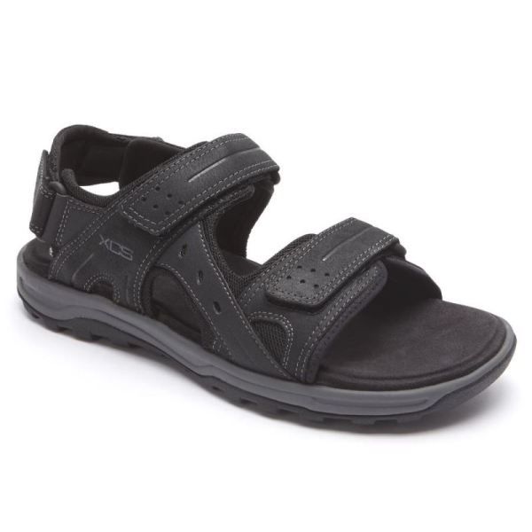 ROCKPORT MEN'S XCS TRAIL TECHNIQUE ADJUSTABLE SANDAL-BLACK