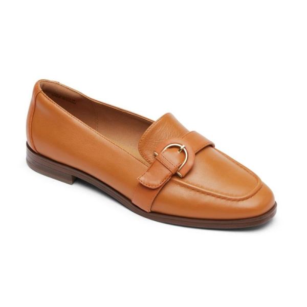 ROCKPORT WOMEN'S SUSANA BUCKLE LOAFER-HONEY