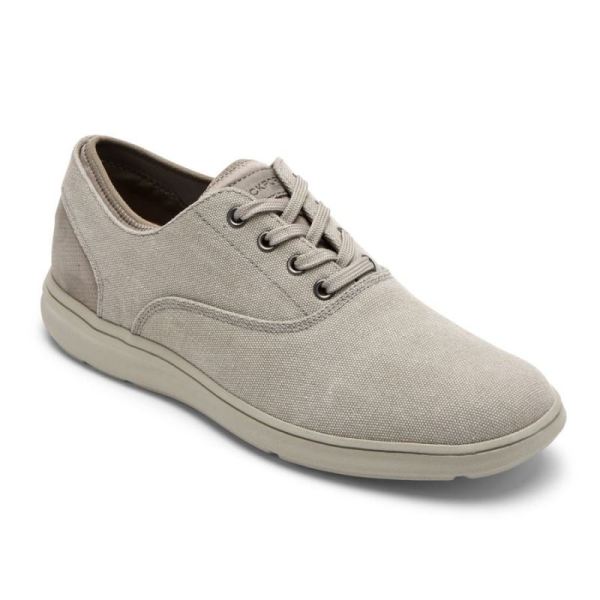 ROCKPORT MEN'S ZADEN CVO SNEAKER-DOVE CANVAS NUBUCK - Click Image to Close