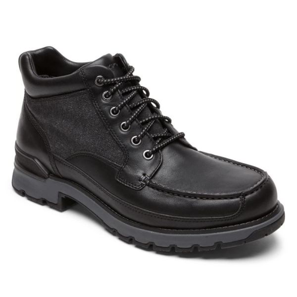 ROCKPORT MEN'S TOTAL MOTION TREK KEOTA BOOT-WATERPROOF-BLACK