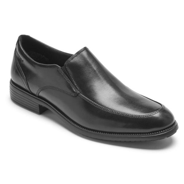 ROCKPORT MEN'S TOTAL MOTION DRESSPORT SLIP-ON-BLACK