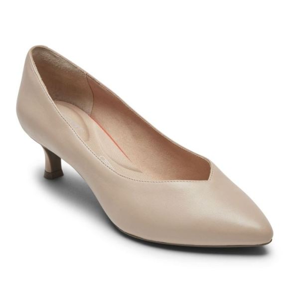 ROCKPORT WOMEN'S TOTAL MOTION KAIYA V HEEL-NEUTRAL BEIGE