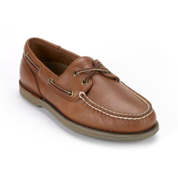 ROCKPORT MEN'S PERTH BOAT SHOE-TIMBER - Click Image to Close