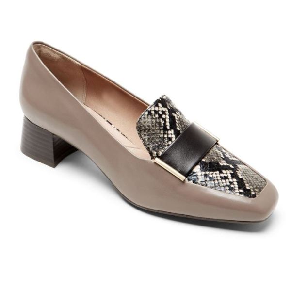 ROCKPORT WOMEN'S TOTAL MOTION ESMA LOAFER-DOVER TAUPE