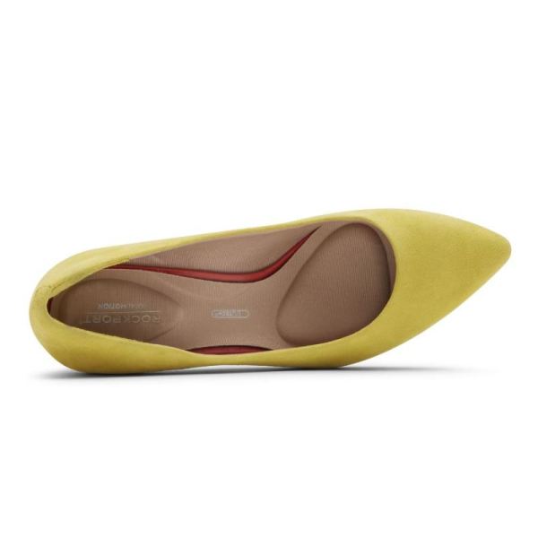 ROCKPORT WOMEN'S TOTAL MOTION SHEEHAN HEEL-YELLOW - Click Image to Close