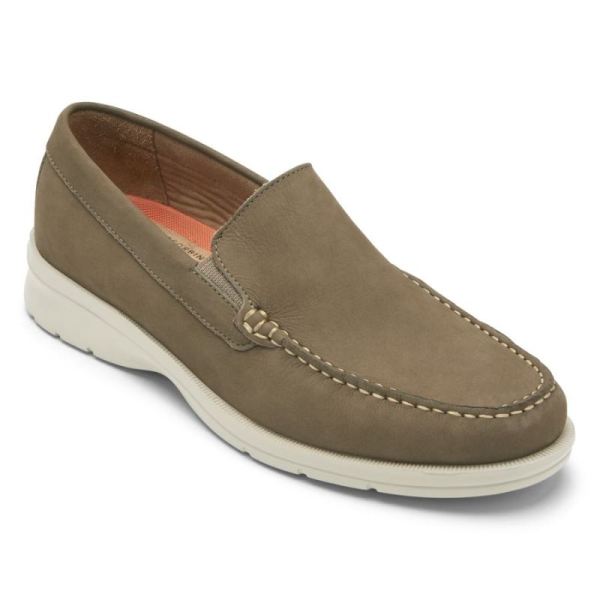 ROCKPORT MEN'S PALMER VENETIAN LOAFER-VICUNA NUBUCK