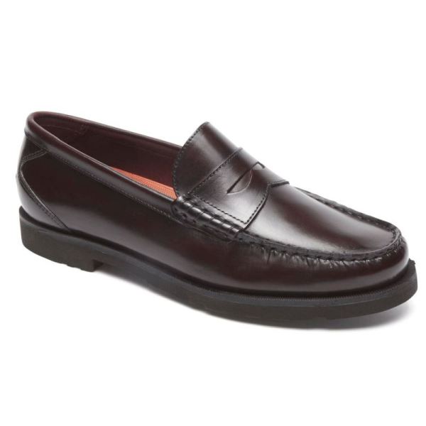 ROCKPORT MODERN PREP PENNY LOAFER-BURGUNDY