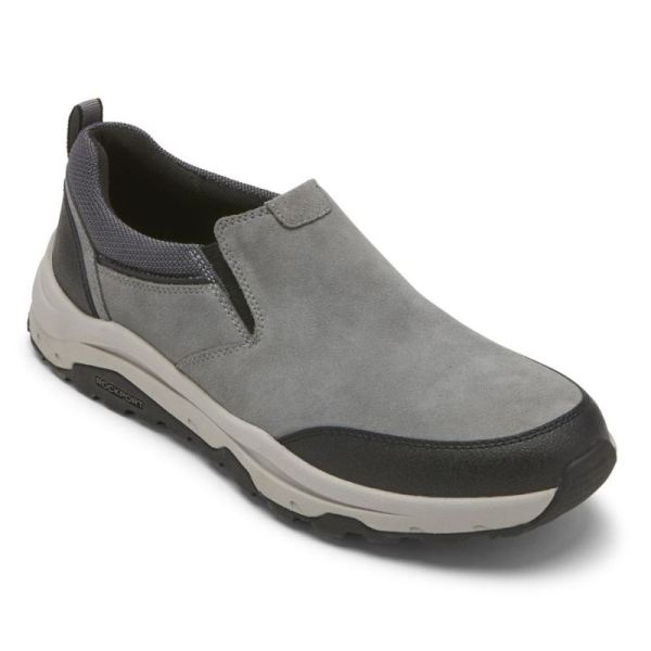 ROCKPORT MEN'S XCS BIRCHFIELD SLIP-ON TREKKER-NEW GRIFFIN SUEDE - Click Image to Close