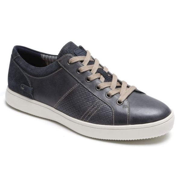 ROCKPORT MEN'S COLLE TIE SNEAKER-BLUE/GREY - Click Image to Close