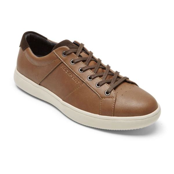 ROCKPORT MEN'S JARVIS LACE-TO-TOE SNEAKER-TAN - Click Image to Close