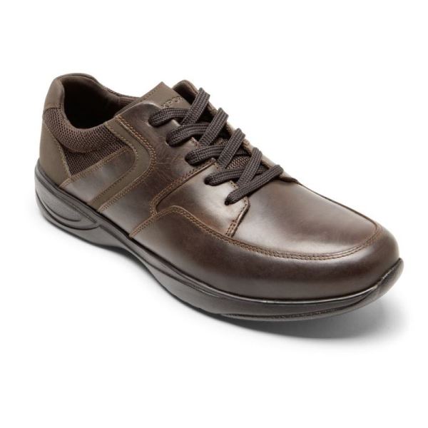 ROCKPORT MEN'S METRO PATH SNEAKER-JAVA LEATHER