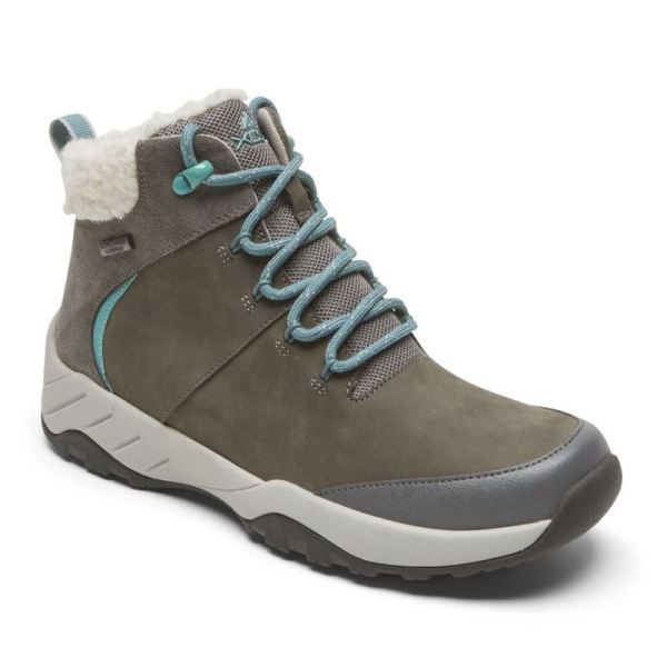 ROCKPORT WOMEN'S XCS SPRUCE PEAK BOOT-WATERPROOF-GREY - Click Image to Close