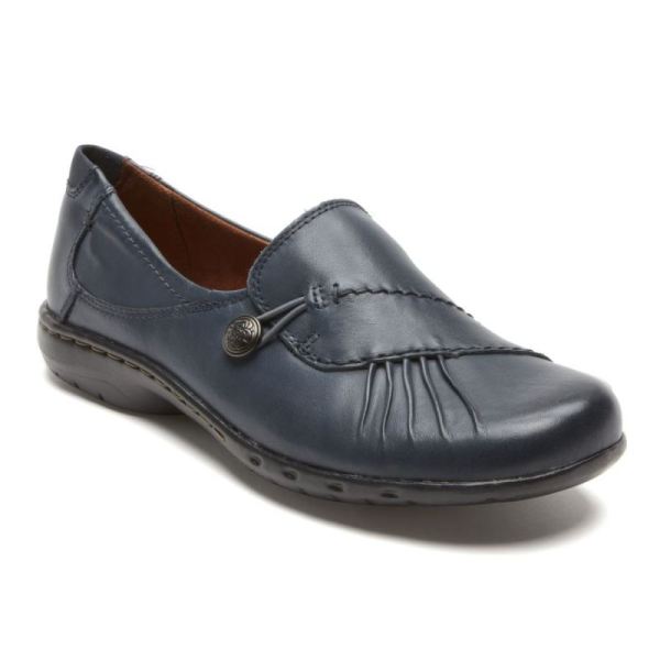 ROCKPORT WOMEN'S COBB HILL PAULETTE SLIP-ON-NAVY - Click Image to Close