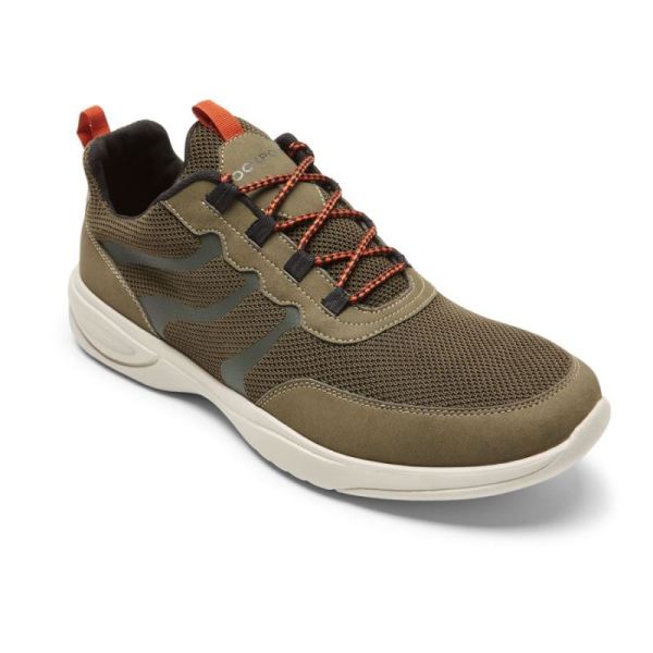 ROCKPORT MEN'S METRO PATH GHILLIE SNEAKER-FOREST GREEN MESH - Click Image to Close