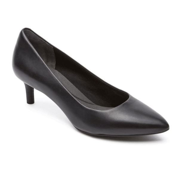 ROCKPORT WOMEN'S TOTAL MOTION KALILA HEEL-BLACK CALF