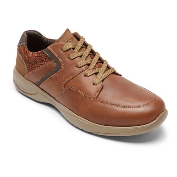 ROCKPORT MEN'S METRO PATH SNEAKER-SORREL LEATHER