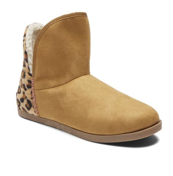 ROCKPORT WOMEN'S TRUTECH VEDA SLIPPER BOOT-LEOPARD