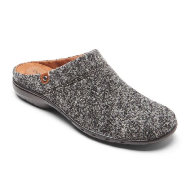 ROCKPORT WOMEN'S COBB HILL PENFIELD CLOG-GREY - Click Image to Close