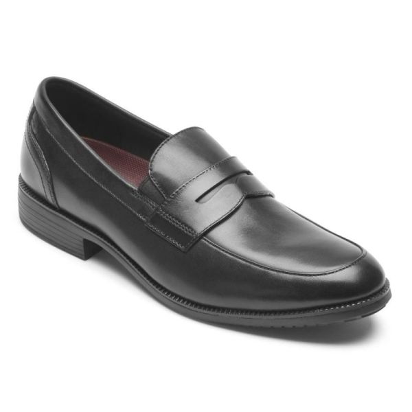 ROCKPORT MEN'S TOTAL MOTION DRESSPORT PENNY LOAFER-BLACK