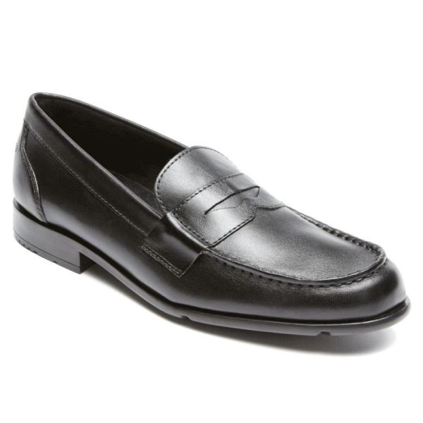 ROCKPORT MEN'S CLASSIC PENNY LOAFER-BLACK II - Click Image to Close