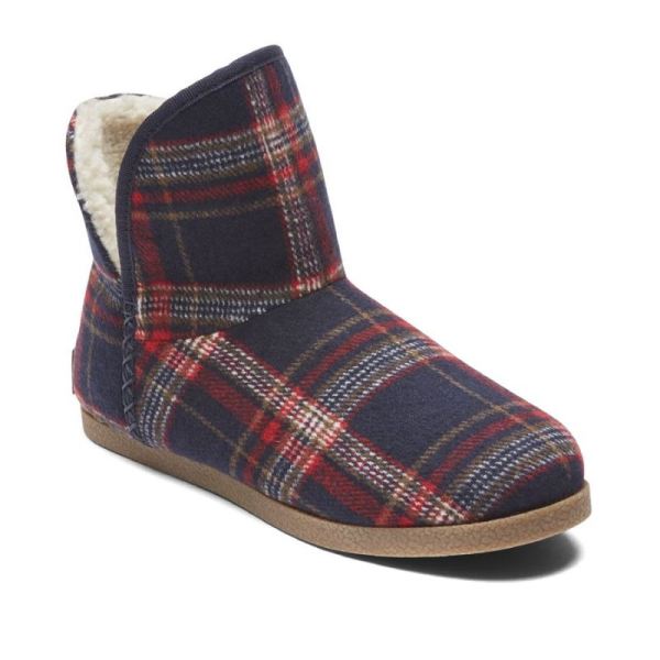 ROCKPORT WOMEN'S TRUTECH VEDA SLIPPER BOOT-PLAID