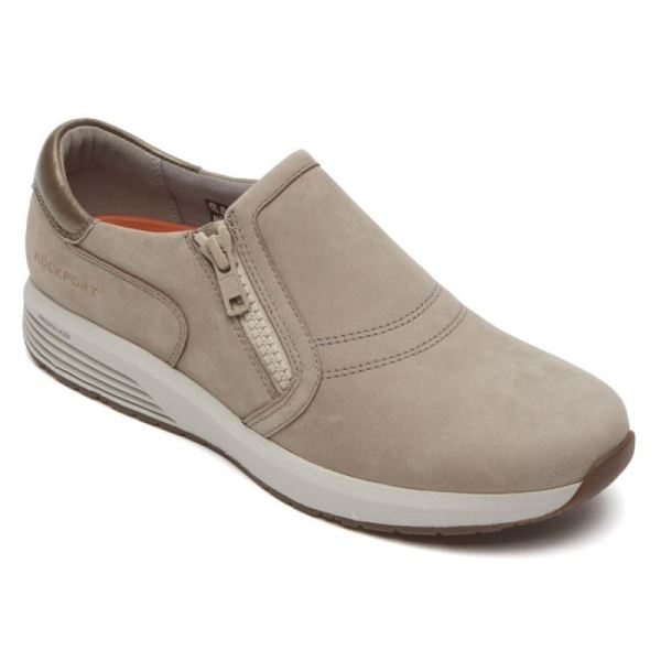 ROCKPORT WOMEN'S TRUSTRIDE PROWALKER SLIP-ON SNEAKER-TAUPE - Click Image to Close